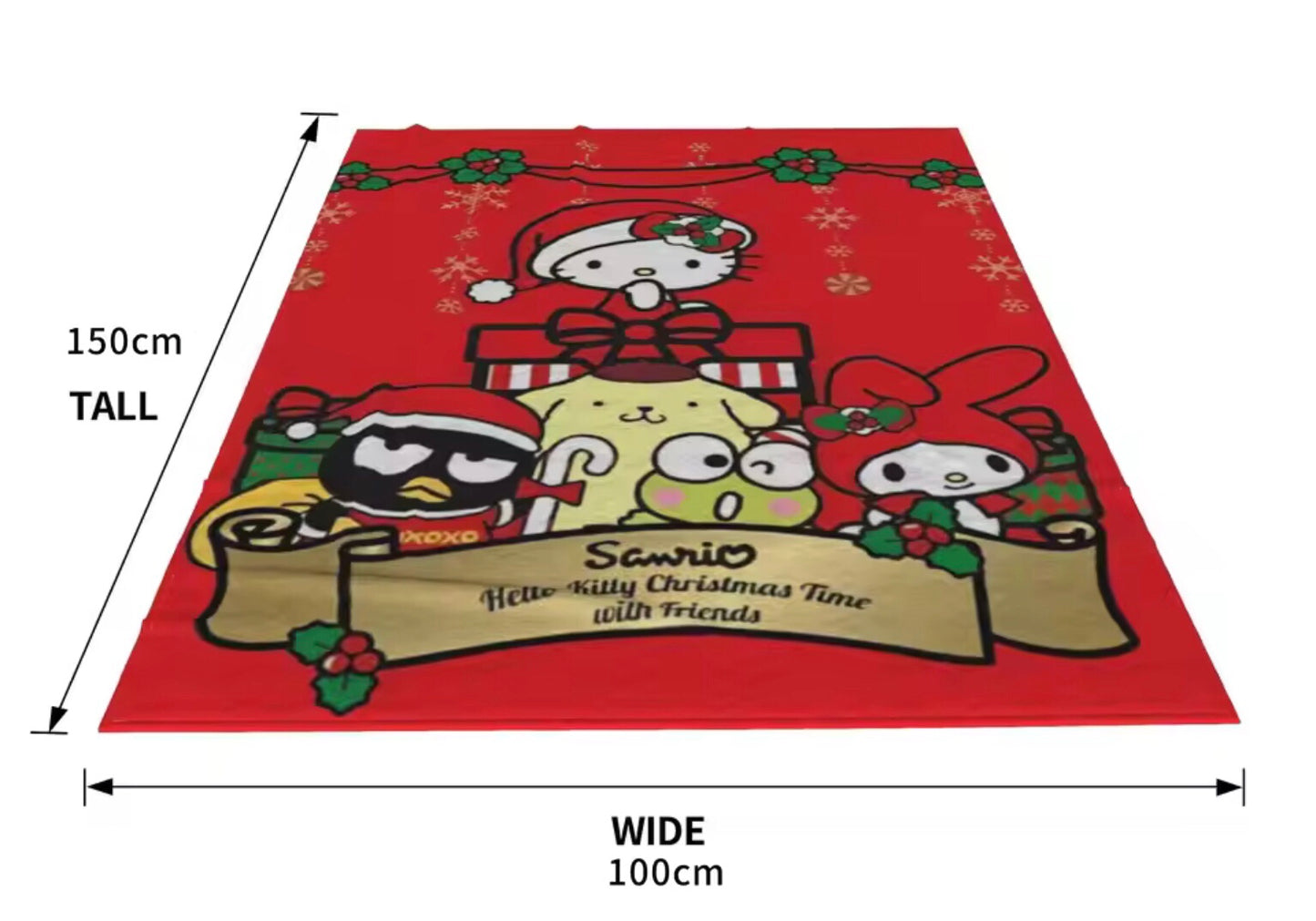 Paturică Sanrio Red Christmas