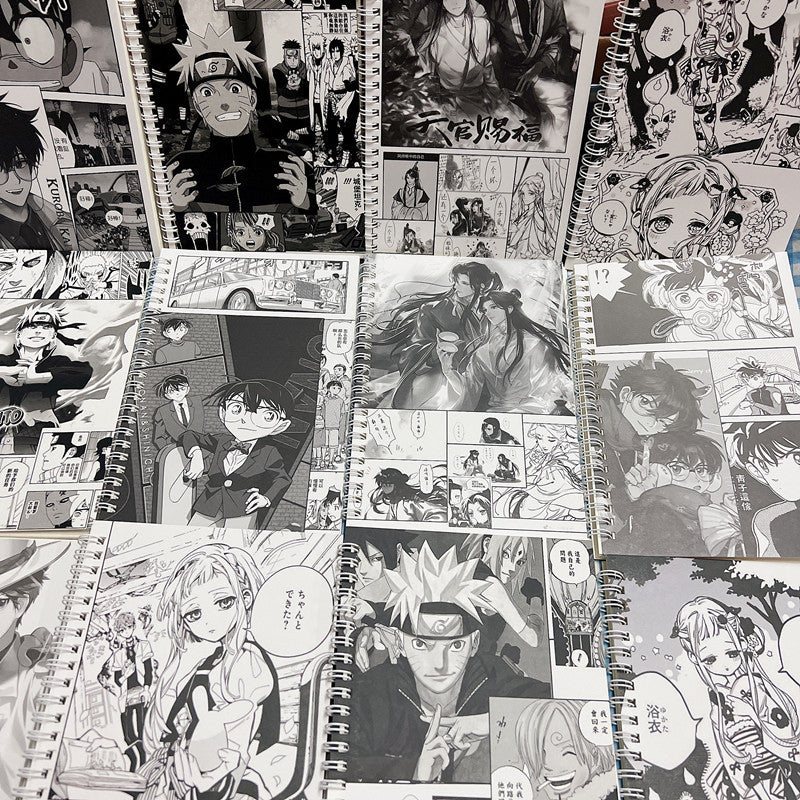 Caiet A5 Anime Black&White