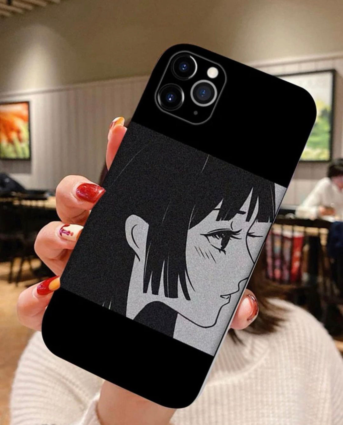 carcasă anime pentru cupluri girl / iphone x/xs